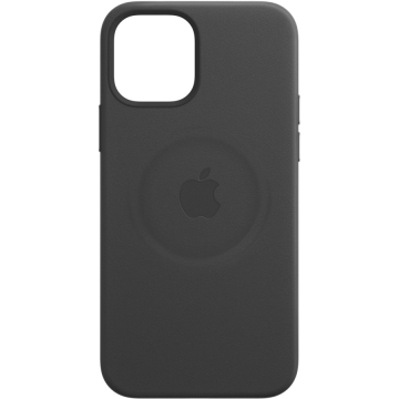 Apple Husa de protectie Apple Leather Case MagSafe pentru iPhone 12 mini, Negru
