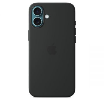 Husa de protectie Apple pentru iPhone 16 Plus din Silicon cu MagSafe - Black