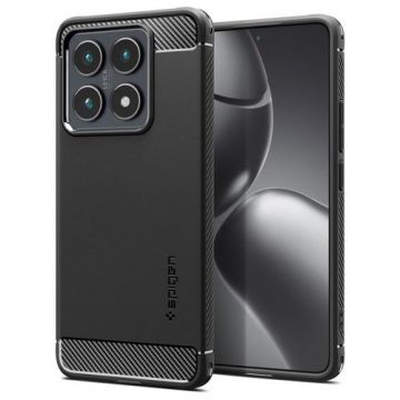 Husa Spigen Rugged Armor ACS08857 pentru Xiaomi 14T, Negru
