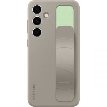 Resigilat - Husa telefon Samsung pentru Galaxy S24 Plus, Standing Grip Case, Maro
