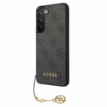 Husa de protectie Guess 4G Charms pentru Samsung Galaxy S23 (Gri)