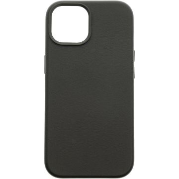 Dviced Dviced Leather case with magsafe for iPhone 15 - Black