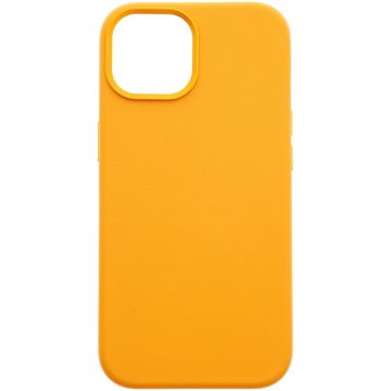Dviced Dviced Leather case with magsafe for iPhone 15 - Orange