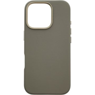 Dviced Dviced Leather case with magsafe for iPhone 16 Pro Max - Grey