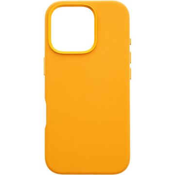 Dviced Dviced Leather case with magsafe for iPhone 16 Pro Max - Orange