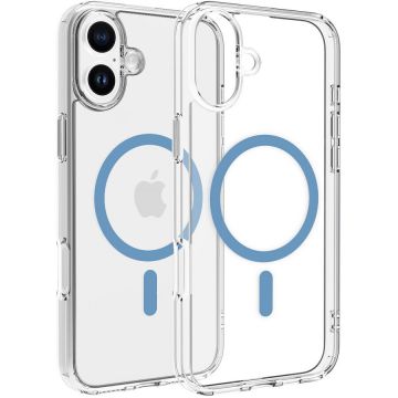 Dviced Dviced Magsafe iPhone 16 Plus clear case - Blue