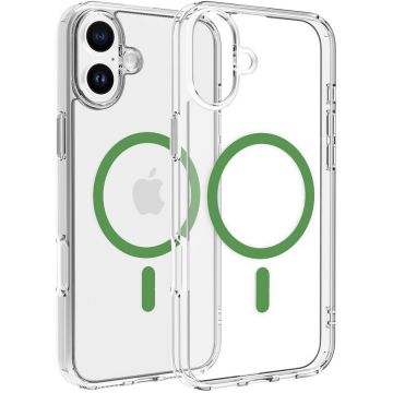 Dviced Dviced Magsafe iPhone 16 Plus clear case - Green