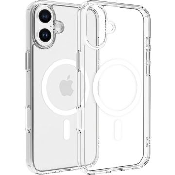 Dviced Dviced Magsafe iPhone 16 Plus clear case - White