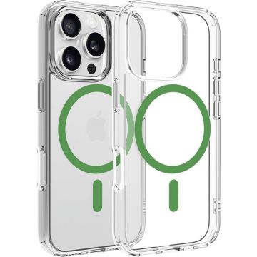 Dviced Dviced Magsafe iPhone 16 Pro clear case - Green