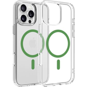 Dviced Dviced Magsafe iPhone 16 Pro Max clear case - Green