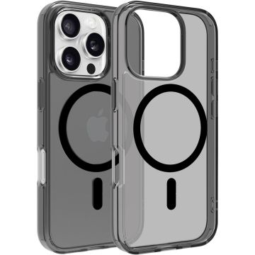 Dviced Dviced Magsafe iPhone 16 Pro smoke case - Black
