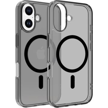 Dviced Dviced Magsafe iPhone 16 smoke case - Black