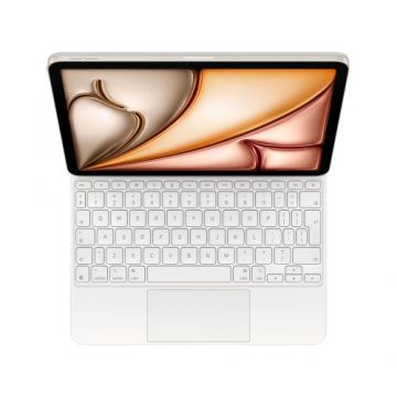Husa cu tastatura Apple Magic Keyboard MDFV4RO/A pentru iPad Air 11 M3, Layout RO (Alb)