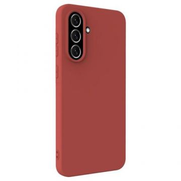 Husa Lemontti Silicon Silky Samsung Galaxy A56, Rosu