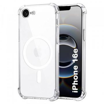 Husa MagSafe pentru Apple iPhone 16e, Techsuit, Shockproof, Transparenta