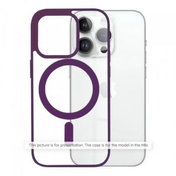 Husa MagSafe pentru Apple iPhone 17 Air, Techsuit, Pro, Mov