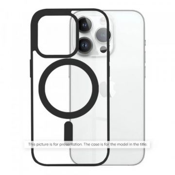 Husa MagSafe pentru Apple iPhone 17 Air, Techsuit, Pro, Neagra