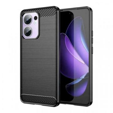 Husa pentru Oppo Reno13 F, OEM, Carbon Pro, Neagra