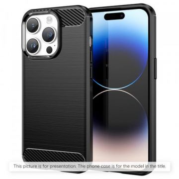Husa pentru Realme GT 7 Techsuit Carbon (Negru)