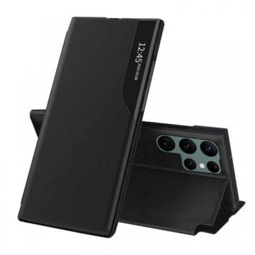 Husa pentru Samsung Galaxy S22 Ultra 5G S908, Techsuit, eFold, Neagra