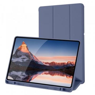 Husa pentru Samsung Galaxy Tab S6 Lite (2024) / Tab S6 Lite (2022) / Tab S6 Lite (2020), Techsuit, Flex Trifold (Mov)