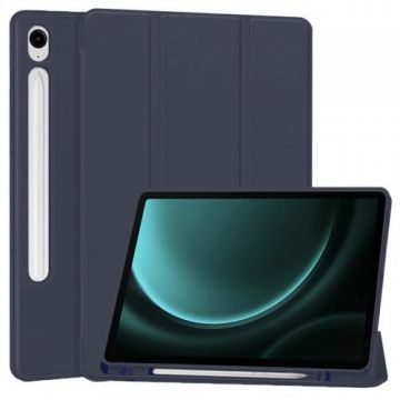 Husa pentru Samsung Galaxy Tab S9 FE / Tab S9 / Tab S10 FE, Techsuit, Flex Trifold (Albastru)
