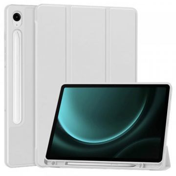 Husa pentru Samsung Galaxy Tab S9 FE / Tab S9 / Tab S10 FE, Techsuit, Flex Trifold (Gri)