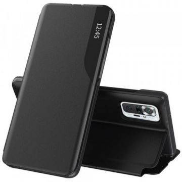 Husa pentru Xiaomi Redmi Note 10 Pro Max / Note 10 Pro, Techsuit, eFold, Neagra