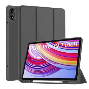 Husa pentru Xiaomi Redmi Pad Pro / Pad / Pad Pro 5G, Techsuit, Flex Trifold (Negru)