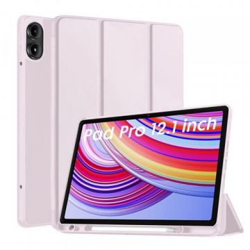 Husa pentru Xiaomi Redmi Pad Pro / Pad / Pad Pro 5G, Techsuit, Flex Trifold (Roz)