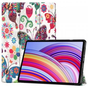 Husa pentru Xiaomi Redmi Pad Pro / Pad / Pad Pro 5G, Techsuit, FoldPro Butterfly (Multicolor)