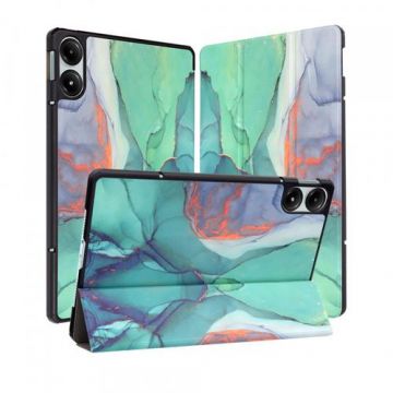 Husa pentru Xiaomi Redmi Pad Pro / Pad / Pad Pro 5G, Techsuit, FoldPro Green Time (Multicolor)
