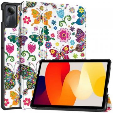 Husa pentru Xiaomi Redmi Pad SE, Techsuit, FoldPro Butterfly (Multicolor)