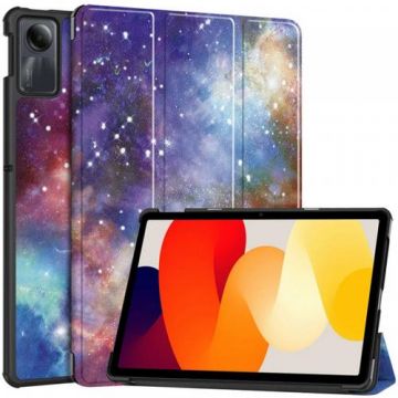 Husa pentru Xiaomi Redmi Pad SE, Techsuit, FoldPro Galaxy (Multicolor)