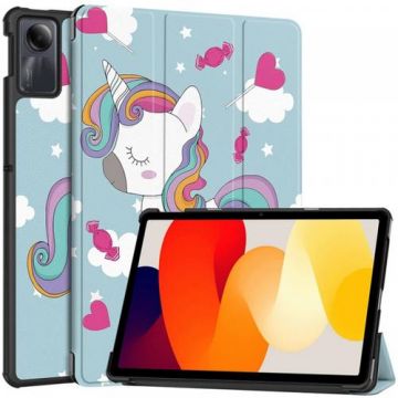 Husa pentru Xiaomi Redmi Pad SE, Techsuit, FoldPro Unicorn (Multicolor)