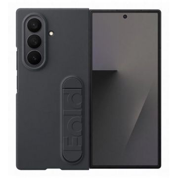 Husa protectie spate Samsung Silicon Case EF-MF966CBEGWW pentru Galaxy Z Fold7 (Negru)