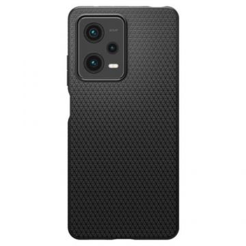 Husa Protectie Spate Spigen Liquid Air Matte ACS05788 pentru Xiaomi Redmi Note 12 Pro (Negru)