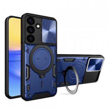 Husa Techsuit CamGuard Pro pentru Samsung Galaxy A16 5G A166 / A16 4G A165 (Albastru/Negru)