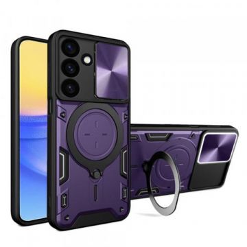 Husa Techsuit CamGuard Pro pentru Samsung Galaxy A16 5G A166 / A16 4G A165 (Mov/Negru)