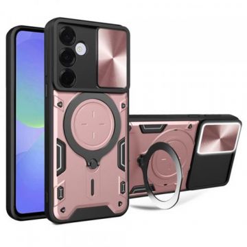 Husa Techsuit CamGuard Pro pentru Samsung Galaxy A36 A366 (Roz/Negru)