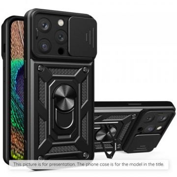 Husa Techsuit CamShield pentru Samsung Galaxy A07 (Negru)