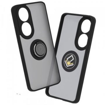 Husa Techsuit Glinth pentru Honor 90 (Negru/Transparent)