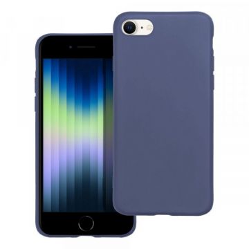 OEM Husa pentru Apple iPhone SE (2022) / SE (2020) / 8 / 7, OEM, Matt, Albastra