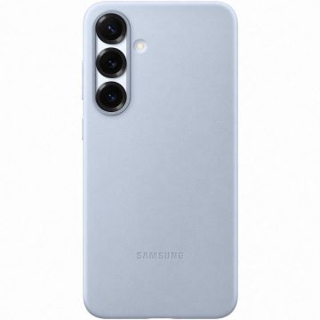 Samsung Husa de protectie Samsung Kindsuit Leather Case pentru Galaxy S25+, Albastru deschis