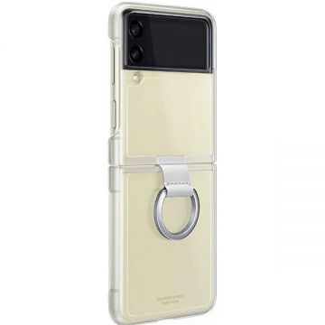Samsung Protectie spate Samsung EF-QF711CTEGWW pentru Samsung Galaxy Z Flip 3 5G (Transparent)