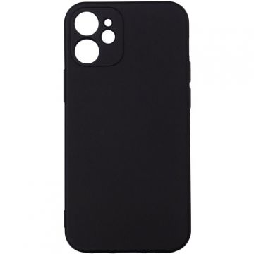 spacer Husa telefon Iphone 12 Mini - Spacer, Grosime 1.5 mm, Material flexibil TPU, Negru, SPPC-AP-IP12M-TPU