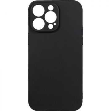 spacer Husa telefon Iphone 14 Pro Max - Spacer, Grosime 1.5 mm, Material flexibil TPU, Negru, SPPC-AP-IP14PM-TPU