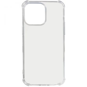 spacer Husa telefon Iphone 14 Pro Max - Spacer, Grosime 1.5 mm, Protectie suplimentara antisoc la colturi, Material flexibil TPU, Transparent, SPPC-AP-IP14PM-CLR