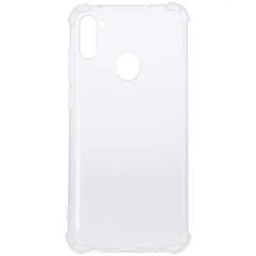 spacer Husa telefon Samsung Galaxy M11 - Spacer, Grosime 1.5 mm, Protectie suplimentara antisoc la colturi, Material flexibil TPU, Transparent, SPPC-SM-GX-M11-CLR