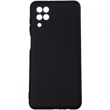spacer Husa telefon Samsung Galaxy M12 Spacer, Grosime 2 mm, Material flexibil silicon + interior cu microfibra, Negru, SPPC-SM-GX-M12-SLK